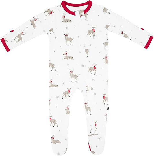 KYTE BABY Unisex Zipper Closure Footies, Rayon Made From Bamboo, 0-24 Months