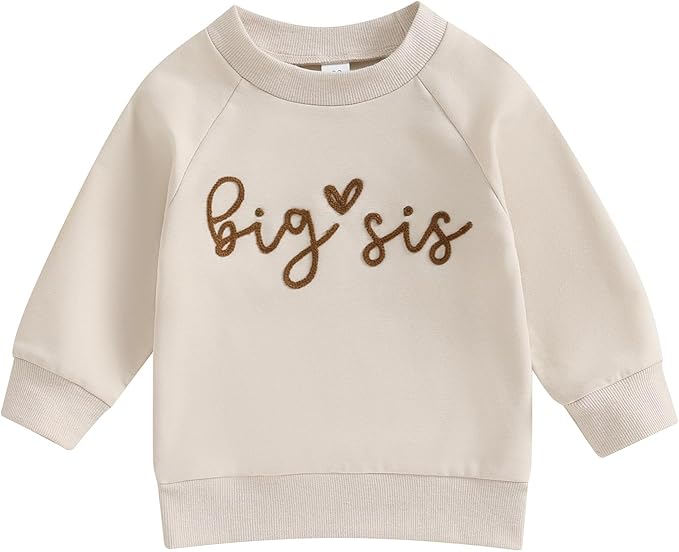 Twopumpkin Baby Toddler Girl Boy Sweatshirt/Romper Long Sleeve Sister Brother Matching Outfit Newborn Clothes
