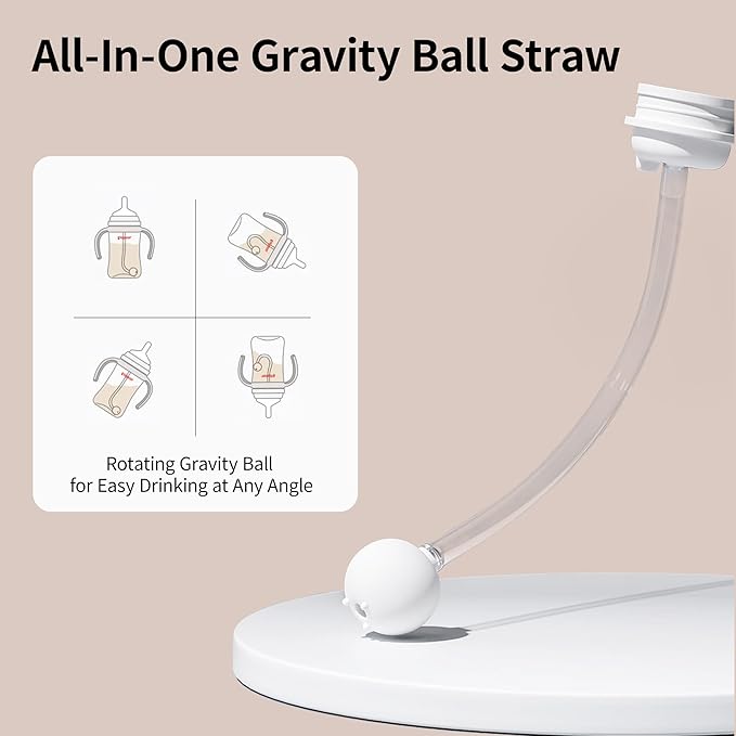 Pigeon Natural Weaning Silicone Sipper Conversion Kit - Smooth Toddler Transition Set | Includes Soft Sipper, Weighted Straws, and Cleaning Brushes | Ideal for Ages 12 Months+