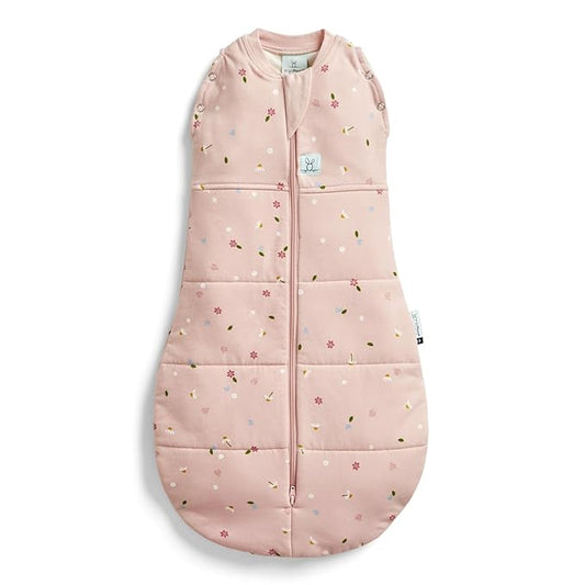 ergoPouch Cocoon Swaddle Sack 2.5 TOG - Baby Sleep Sack, Gentle Snug Fit Helps Calm Startle Reflex, Ideal for Arms In/Out Sleeping, Soft Breathable Fabric for Better Sleep (0-3 Months, Daisies)
