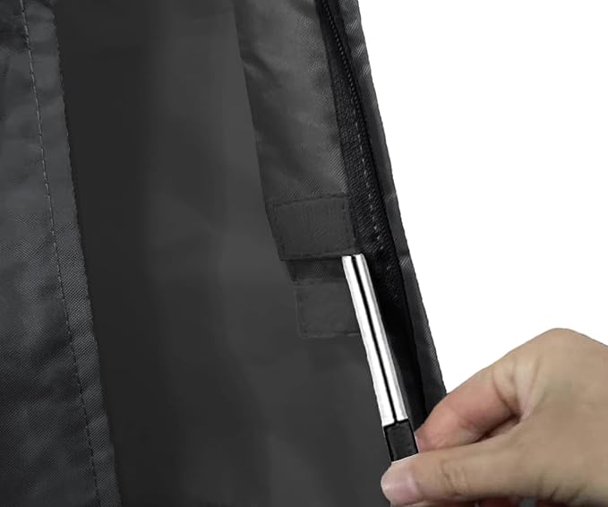 Patio Umbrella Covers for 10ft to 11ft Patio Umbrellas, Waterproof and Durable Market Parasol Ourdoor Umbrella Covers with Zipper and Rod