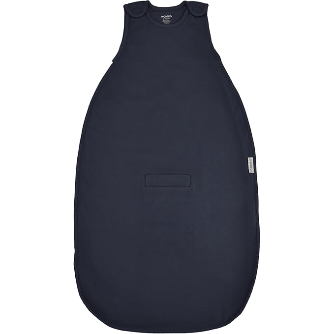 Woolino 4 Season Sleep Sack - Ultimate Merino Wool Sleeping Bag - Two-Way Zipper Adjustable Universal Size Sleep Sack for Baby (2-24 Months) - Indigo