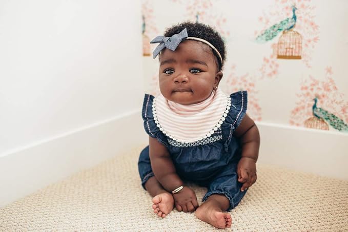 Copper Pearl Baby Bandana Drool Bibs for Drooling and Teething 2-Pack Fashion Bibs Gift Set “Audrey