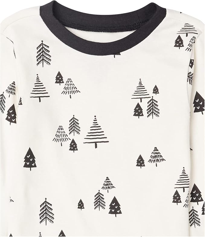 HonestBaby 4 Piece Pajamas Sleepwear Pjs 100% Organic Cotton for Infant Baby and Toddler Boys, Girls, Unisex