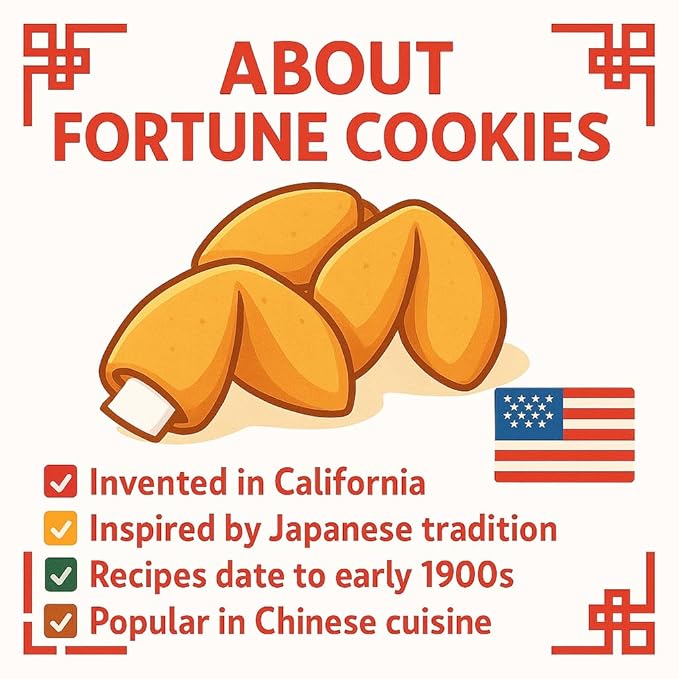 Sky | Home Baked Flat Fortune Cookies, 50Pk | Fortune Cookie Rounds, Pancake Cookies, Chinese Fortune Cookies