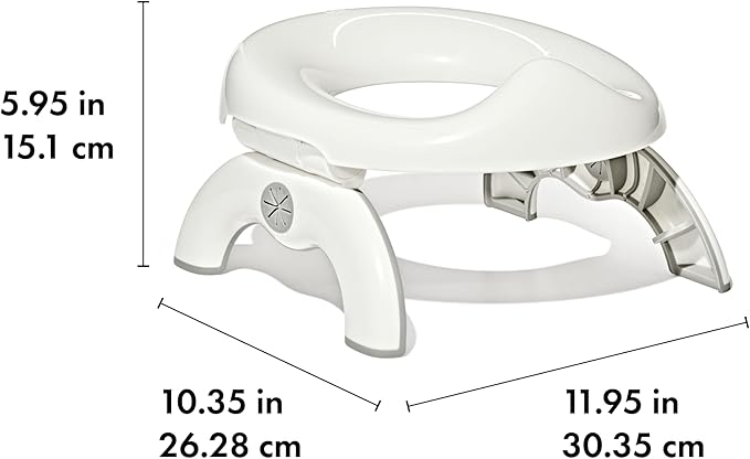 OXO Tot 2-in-1 Go Portable Potty with Travel Bag, Travel Potty Seat for Toddler