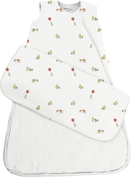 GUNAMUNA günamüna Unisex Baby, Toddler Wearable Blanket, Sleeping Bag Bamboo Rayon, Sleep Sack with Diaper Zipper, 2.6 TOG