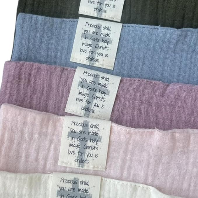 Cross Lovey, Cross Security Blanket, Christian Lovey, Christian Baby Gift, Baptism Gift, Easter Gift, Newborn Baby Gift, Blessing Blanket, Christian Gift (Periwinked Mauve)