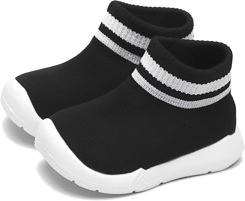 Engtoy Baby Shoes & Socks - Non-Slip Breathable Slippers with Soft Rubber Sole - Baby Boys & Girls Slip On Sneakers