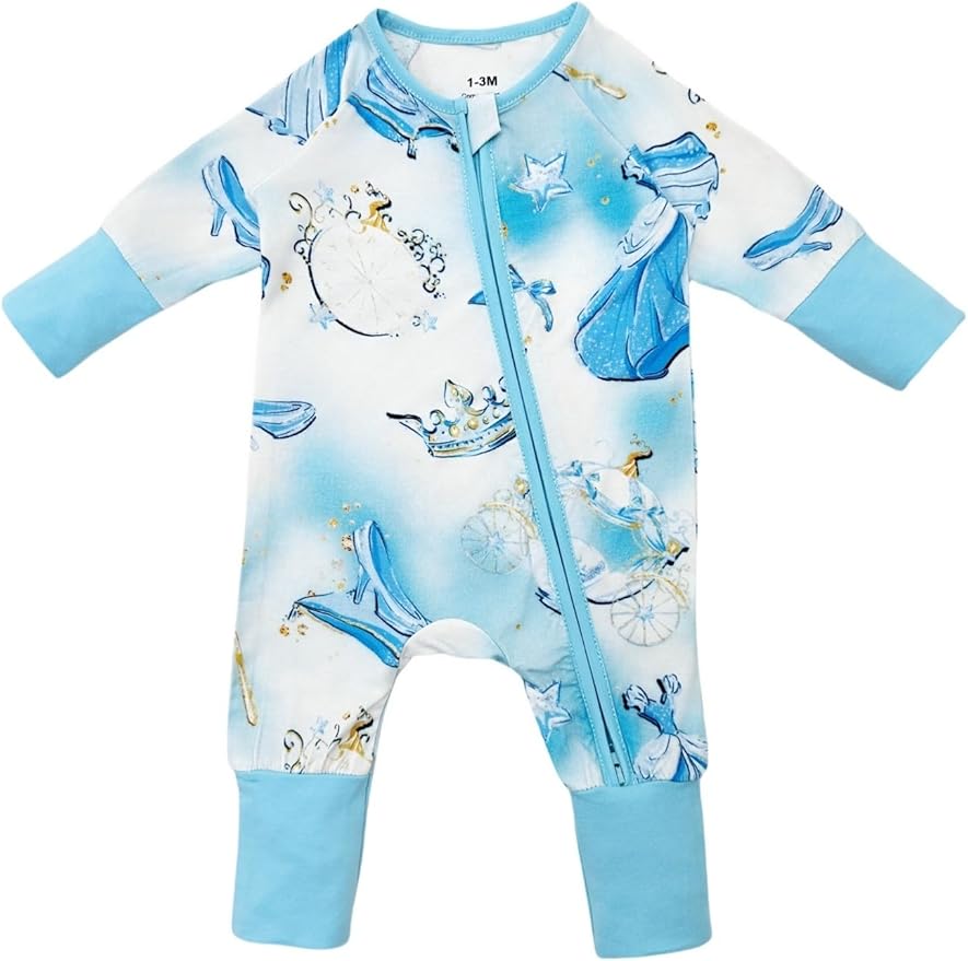 Bow Dream Bamboo Rayon Baby Pajamas Infant Sleepers Newborn Girl Boy Clothes Rompers Jumpsuit Outfit