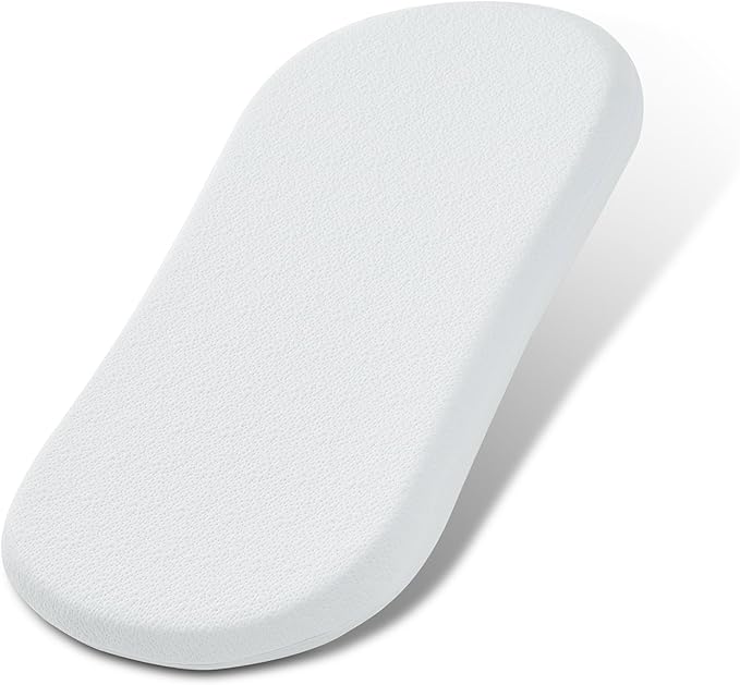 NeoBorn Baby Bassinet Mattress Pad, 30" x 18" Dual Sided Comfort Gel Memory Foam Mattress with Removable Soft Tencel Cover Fit for Halo Bassinest Swivel/Flex/Glide/Premiere/Luxe Series Sleeper