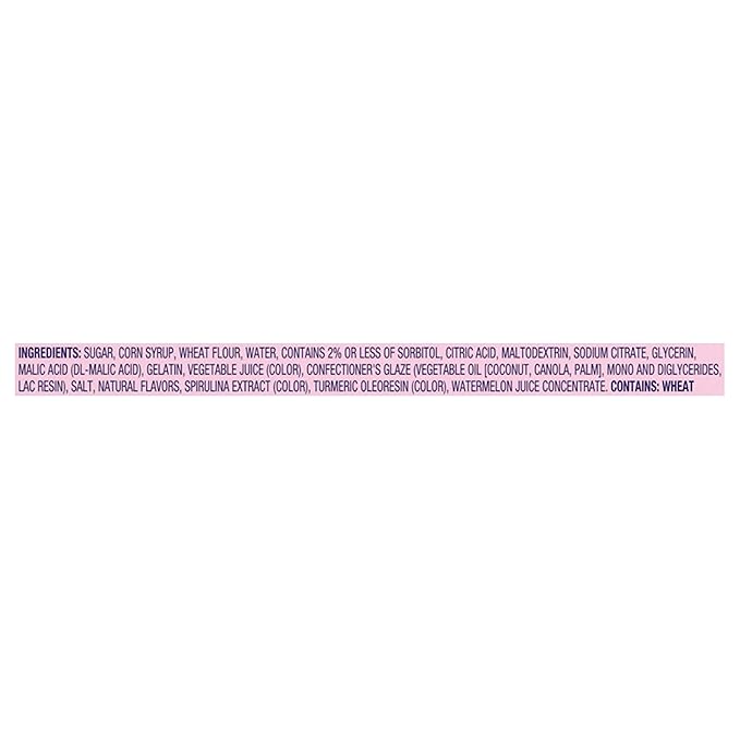 SweeTARTS Ropes, Candy, Watermelon Berry Collision, Soft and Chewy, 3.5 oz (Pack of 12)