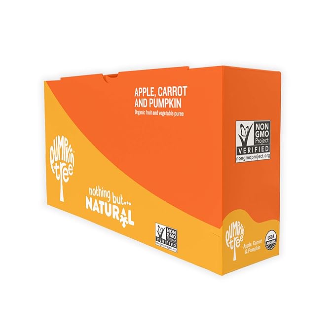 Pumpkin Tree Peter Rabbit Organics Apple, Carrot and Pumpkin Puree, 4.4 Ounce (Pack of 10)