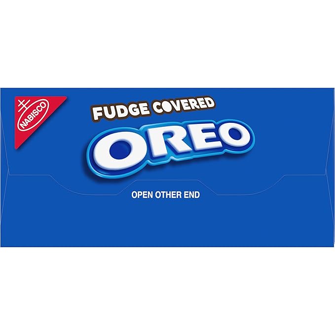 OREO Fudge Covered Chocolate Sandwich Cookies, 7.9 oz