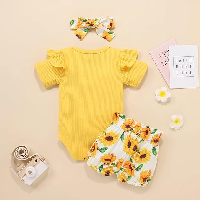 Baby Girl Clothes Infant Newborn Girl Outfits Summer Clothes Romper Short