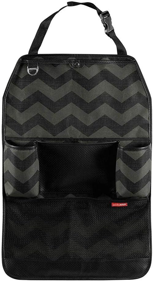 Skip Hop Back Seat Car Organizer, Style Driven, Black, 0.6 lb