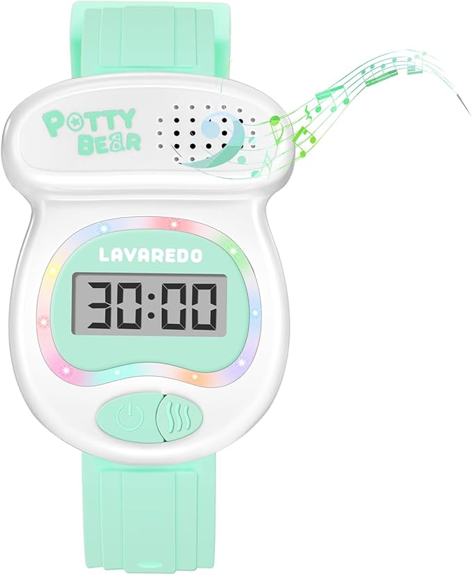 Kids Watch Potty Training Watches for Boys and Girls, Potty Timer Toilet Shape and LED Colorful Lights, Music Reminds Kids It's Time to Go to The Bathroom, Fun Gift for Moms and Toddlers