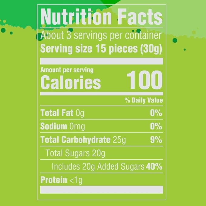 SKITTLES GUMMIES Sour Gummy Candy, Share Size Tart Sour Candy, 3 Oz Candy Bags, 45 Oz (Pack of 15)