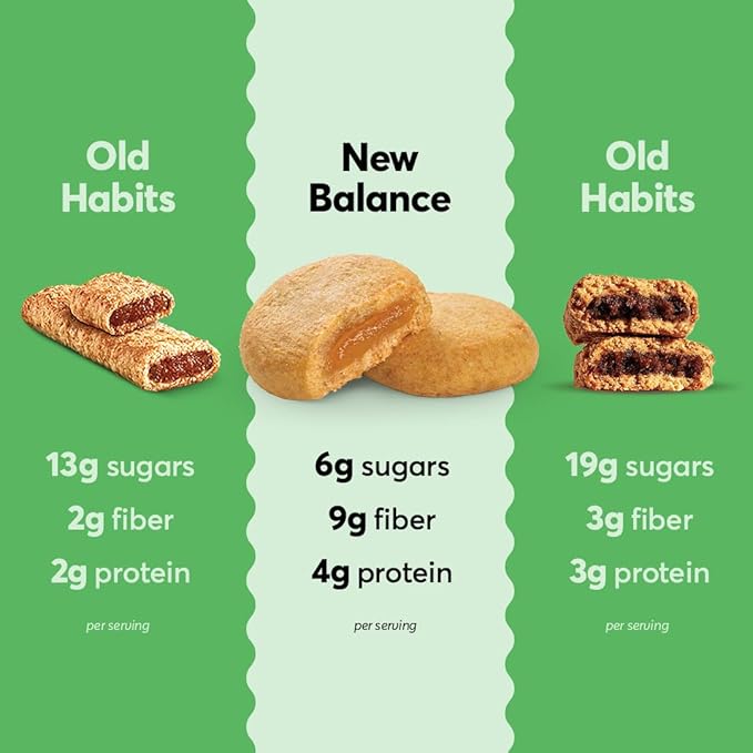 Olyra Apple Cinnamon - Organic Soft Baked Fruit Bars - High Fiber - Healthy Breakfast Snack with Real Fruit Filling - Healthy Snacks for Adults - Office & School Kids Snack - Pack of 12