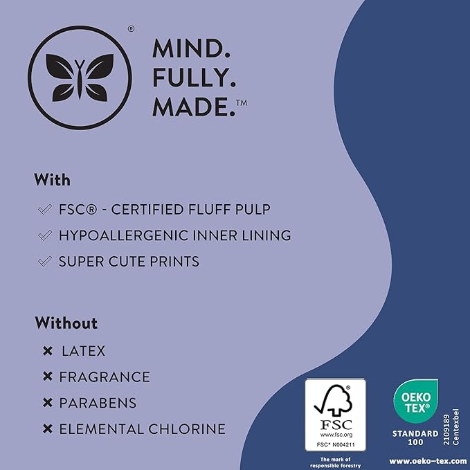 The Honest Company Clean Conscious Overnight Diapers for Sensitive Skin | Hypoallergenic, Fragrance Free | Cozy Cloud + Star Signs | Club Box, Size 3 (16-28 lbs), 52 Count