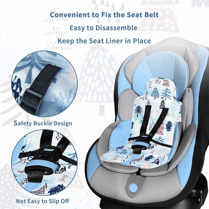 Gel Car Seat Cooler Pad for Children,Summer Breathable Ice Stroller Cooler Mat,Multifunctional Baby Cooling Pad Suitable for Stroller, Baby Dining Chair, Child Safety Seat