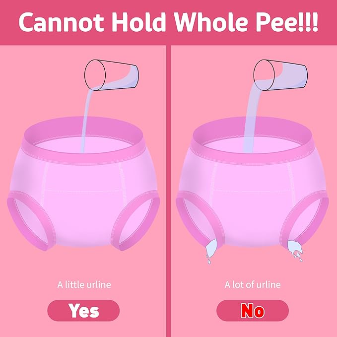 BIG ELEPHANT 10-Pack Baby Potty Training Underwear, Soft 100% Cotton Absorbent Training Pants for Boys & Girls, Ages 12M-10Y