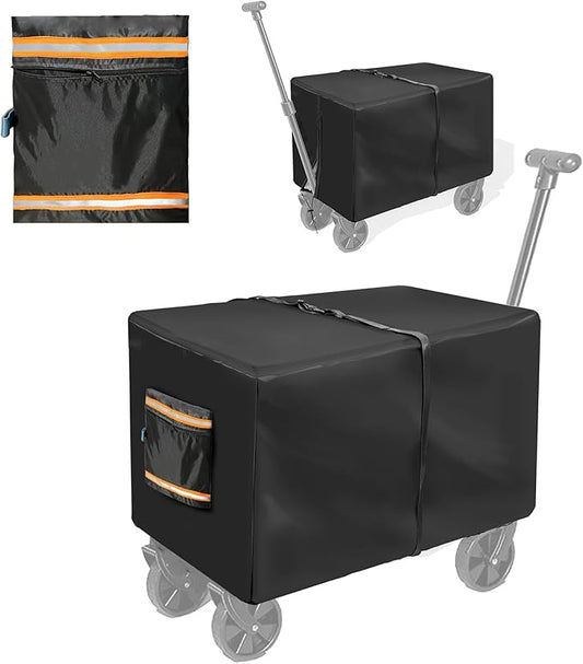 Universal Folding Stroller Waterproof Wagon Cover,Outdoor Garden Storage HandCart Rain Cover,UV Resistant, Dustproof, Tear Resistant, With Storage Bag
