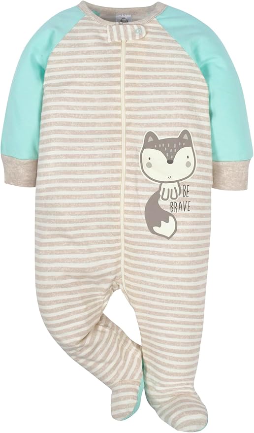 Gerber Baby Boys 4 Pack Sleep 'N Play Footie