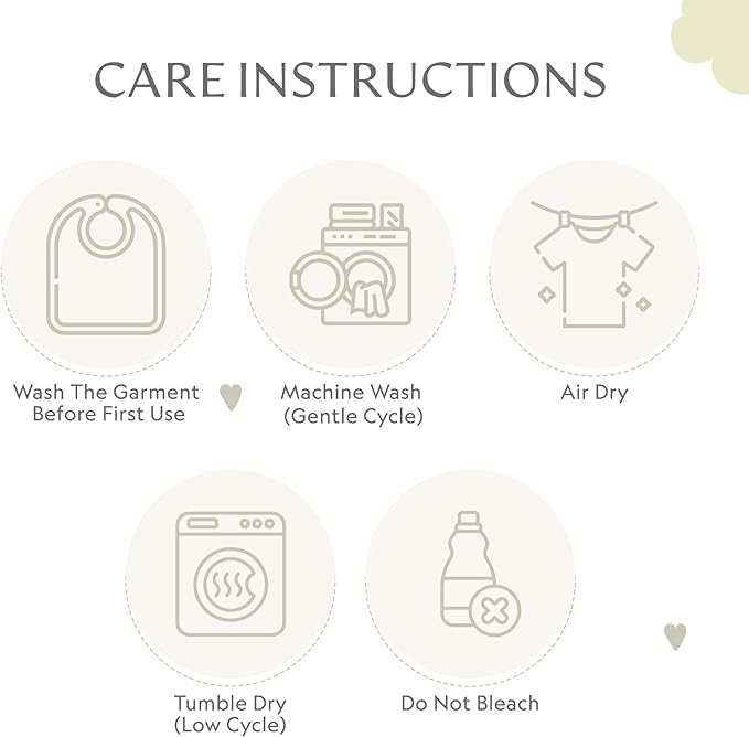 Bamboo Little Baby Bibs (Pack of 2) - Bibs with Adjustable Snaps- Absorbent Terry Backing