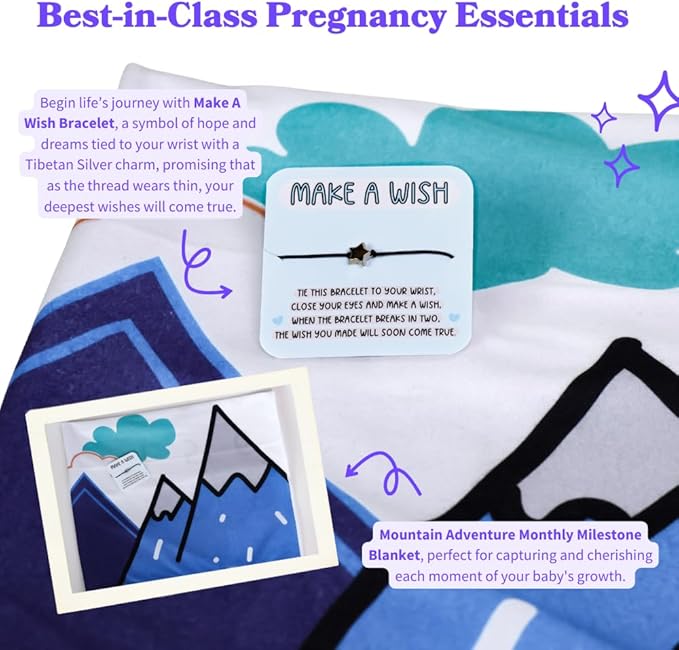 Baby Shower for Boys - Boy Gift Box - Gender Reveal - New Mom Gifts - Gifts for New Mom Gift Box for Boy Baby Shower