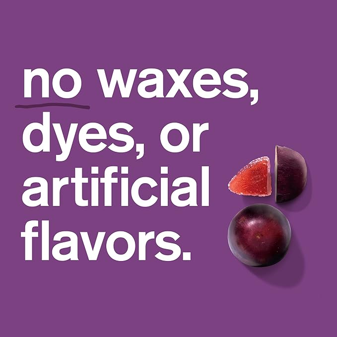 Skratch Labs Energy Chews | Gummies for Running, Cycling, and Sports Performance | Gel Alternative | Grape (10 Pack) | Gluten Free, Vegan