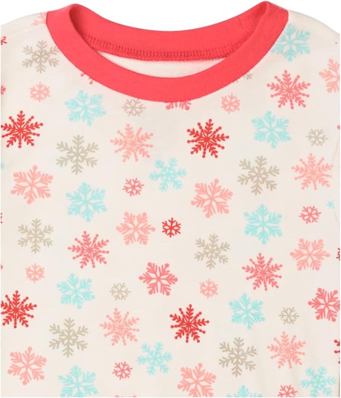 HonestBaby 4 Piece Pajamas Sleepwear Pjs 100% Organic Cotton for Infant Baby and Toddler Boys, Girls, Unisex