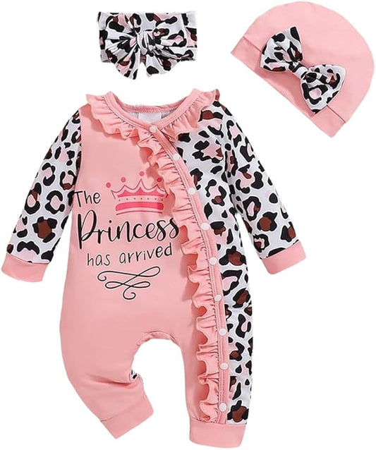 Newborn Baby Girl Clothes Jumpsuits Clothes Long Sleeve Rompers