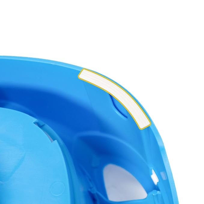 Potty Training Toilet Seat with Step Stool Ladder for Boys and Girls Baby Toddler Kid Children Toilet Training Seat Chair with Handles Padded Seat Non-Slip Wide Step(Blue)