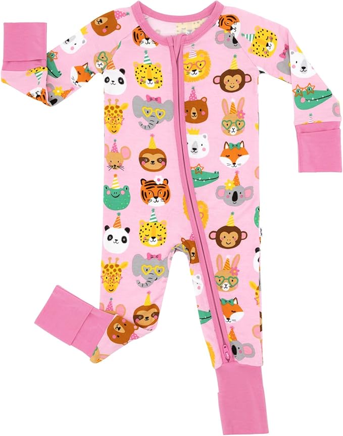 Little Sleepies Pajamas for Baby Boys & Girls, Viscose from Bamboo Baby Pajamas, Preemie & Newborn Sleepers, 2-Way Zipper PJs