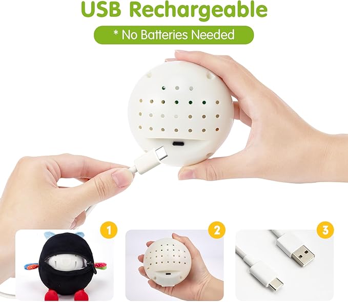 hahaland Baby Toy for 6 + 12 18 Months – Crawling Musical Dancing Bouncing Learning Bee Plush, Interactive Tummy Time Toy for 1 2 3 Year Old Boys Girls Birthday Gifts