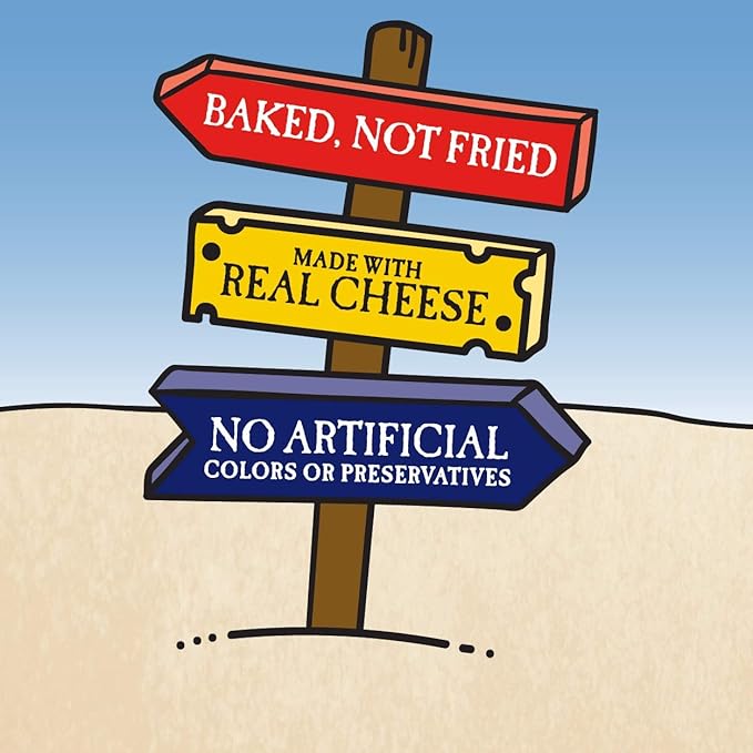 Pirate's Booty Aged White Cheddar Cheese Puffs, Gluten-Free, Kids Snacks, 0.5oz (24ct)