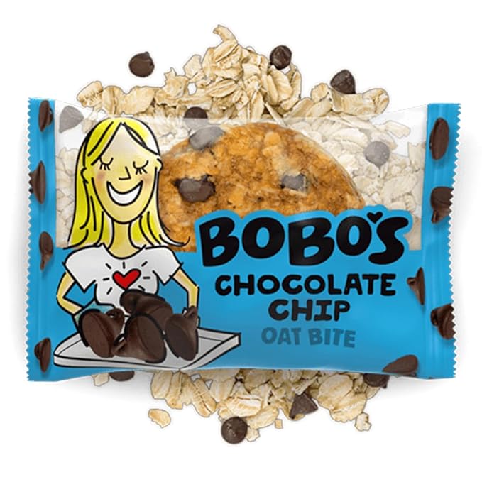 Bobo's Oat Bites Stuff'd Variety Pack (Strawberry, Original Chocolate Chip, and Apple Pie), Pack of 30 (1.3 oz Bites), Gluten Free Whole Grain Rolled Oats