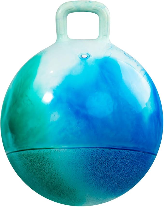 EVERICH TOY Hopper Ball, Clouds Hopping Toys for Kids, 22 Inch Bouncy Ball with Handle, Inflatable Bouncing Hoppity Hop Toys for Boys and Girls Gifts