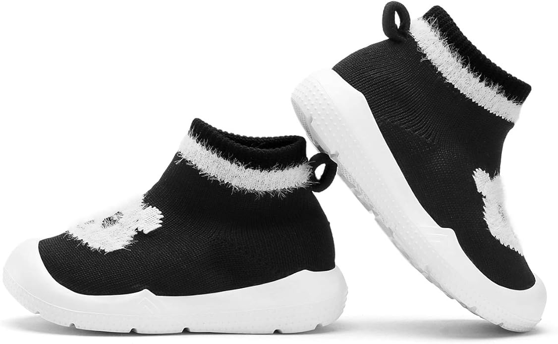 Engtoy Baby Shoes & Socks - Non-Slip Breathable Slippers with Soft Rubber Sole - Baby Boys & Girls Slip On Sneakers