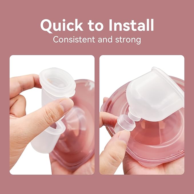 Diaphragm & Duckbill Valve Set Compatible with Momcozy M6 Breast Pump, Includes 6 Duckbill Valves and 4 Diaphragms, Pump Parts Works with Mobile Style M6