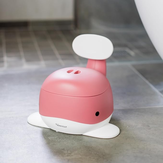 Kindsgut Potty Training Toilet in Whale Design, Designed in Germany, Potty Training in a Beautiful Design, Dusty Pink