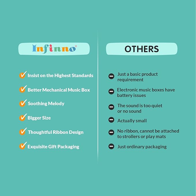 Infinno Baby Musical Stuffed Sensory Toys for Girls and Boys, Infant Soft Security Toys for Newborns 0-3-6-12 Months with Crinkle and Rattles, Caterpillar, Green