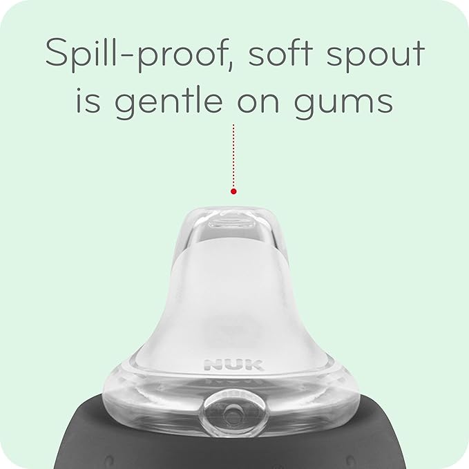 NUK Learner Cup, 5 oz, 12 Pack, 6+ Months – BPA Free, Spill Proof Sippy Cup