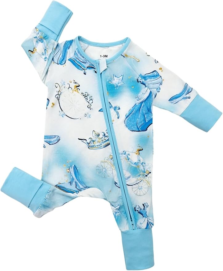 Bow Dream Bamboo Rayon Baby Pajamas Infant Sleepers Newborn Girl Boy Clothes Rompers Jumpsuit Outfit