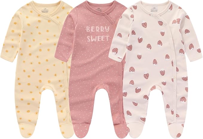 Newborn Layette Gift Set 27-Piece Baby Girl Clothes Bodysuits, Pants Essentials and Accessories 0-12Months