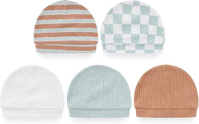 Baby Girls Boys Hats Mittens and Socks Set Cotton Infant Caps Newborn Soft Gloves 0-6 Months