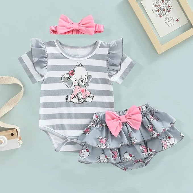 Baby Girl Clothes Infant Newborn Girl Outfits Summer Clothes Romper Short