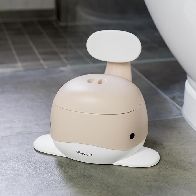 Kindsgut Potty Training Toilet in Whale Design, Designed in Germany, Potty Training in a Beautiful Design, Sand