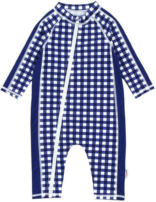 SwimZip Boys' Long-Sleeve UPF 50+ Swimsuit for Baby, Toddler, & Little Boys